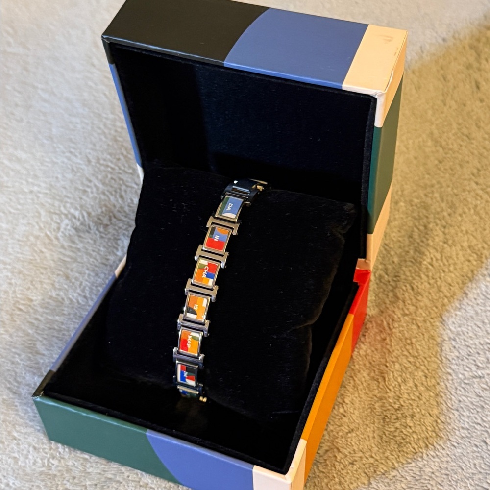 Avant-Garde Health & Style: Malevich-Inspired Titanium Bracelet